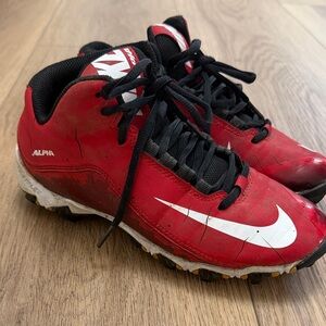 Nike Alpha Shark Youth Football Cleats Size 4